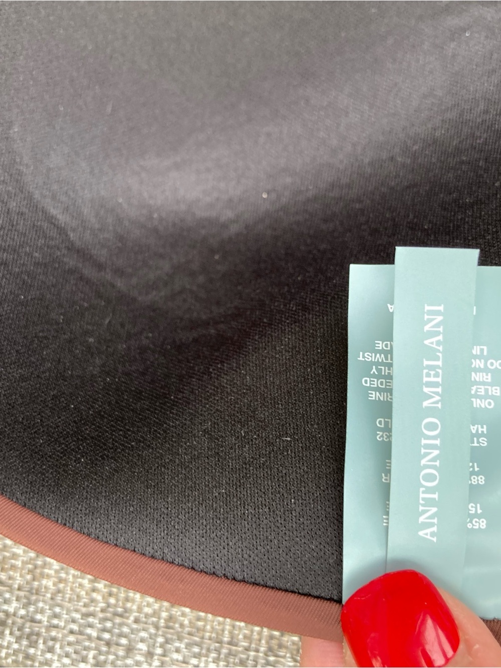 ANTONIO MELANI Brown Halter Bikini Top - Picture 4 of 4
